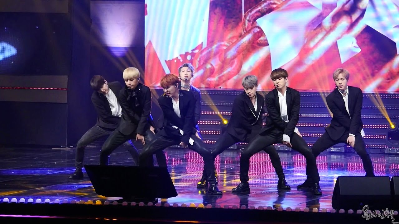 161027 방탄소년단(BTS) 피 땀 눈물 [2016 대한민국 대중문화예술상 축하공연 ] 직캠 by 욘바인첼