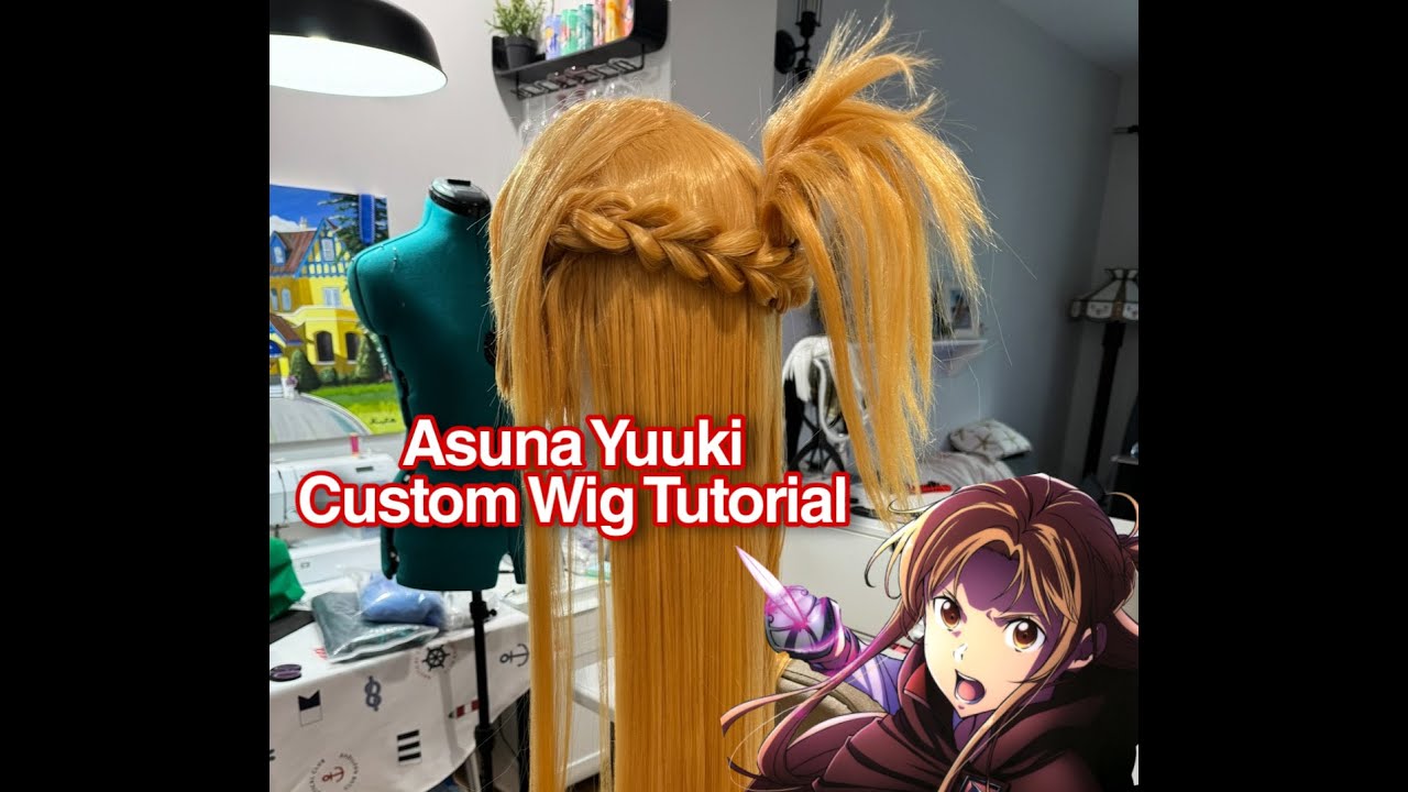 Asuna Yuuki Custom Wig Tutorial