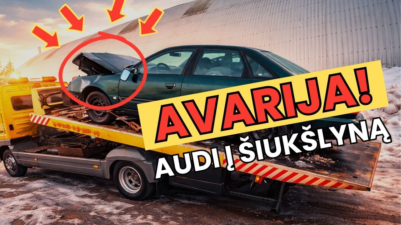 TRAGI&Scaron;KA AKIMIRKA &ndash; AUDI LIKO TIK METALO KRŪVA