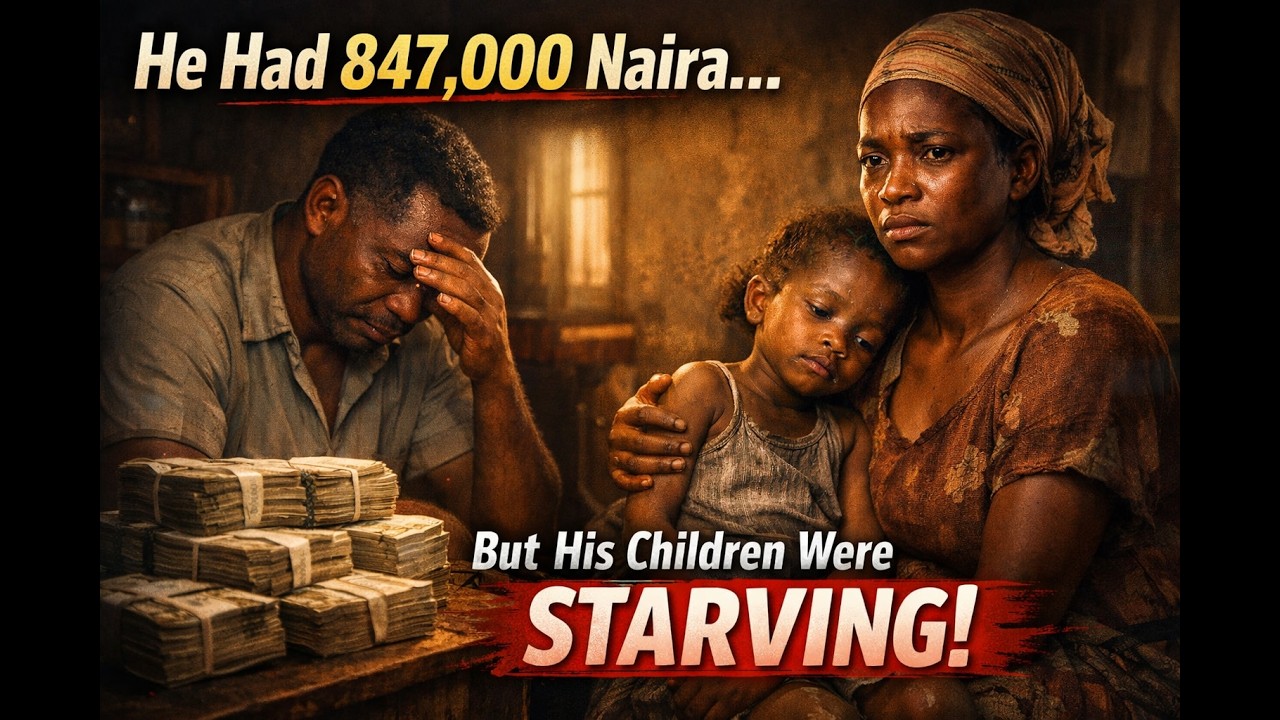 He Had Nearly a Million Naira… While His Children Starved | The Lesson That Changed Everything