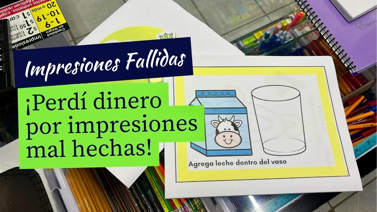 Un ajuste de impresión me hizo perder dinero 🙈💵❌