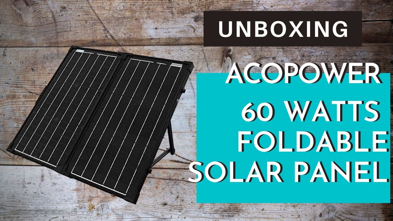 Amazing ACO Power Foldable Solar Panel (60W) - UNBOXING