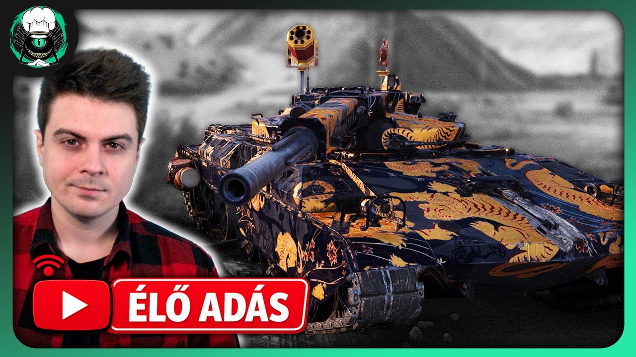 🔴Ares 90 GM hajsza a nerfek előtt (2. rész) - World of Tanks - Scheff LIVE