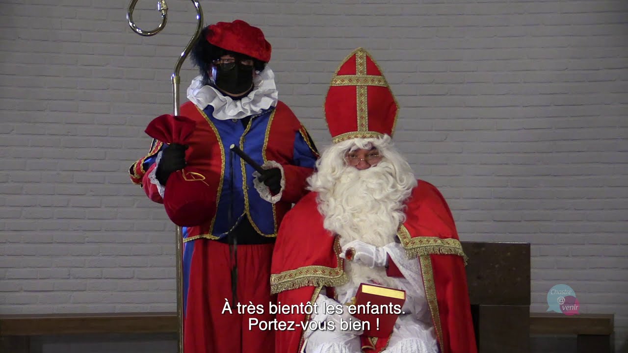 Visite du grand Saint-Nicolas à Chastre