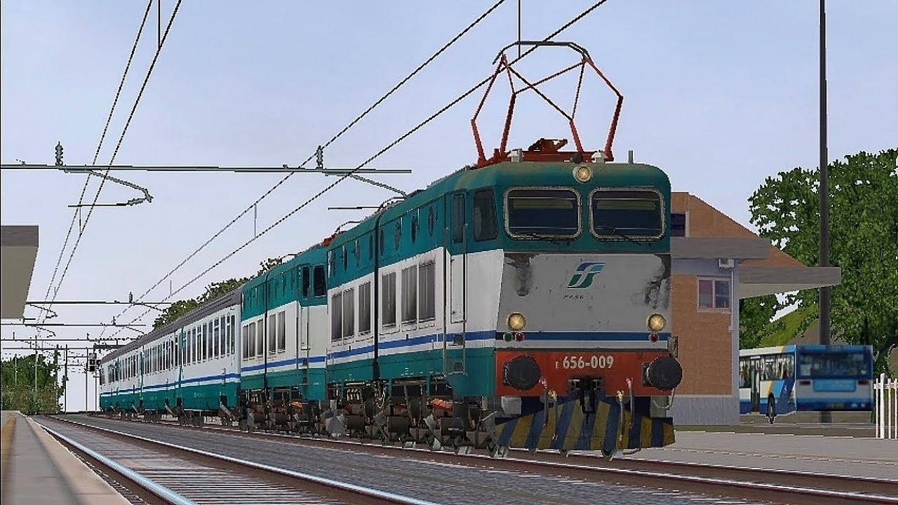 L’ E656.009 SOCCORRE L’ E656.068 CON L’ INTERCITY 722! [OPEN RAILS]