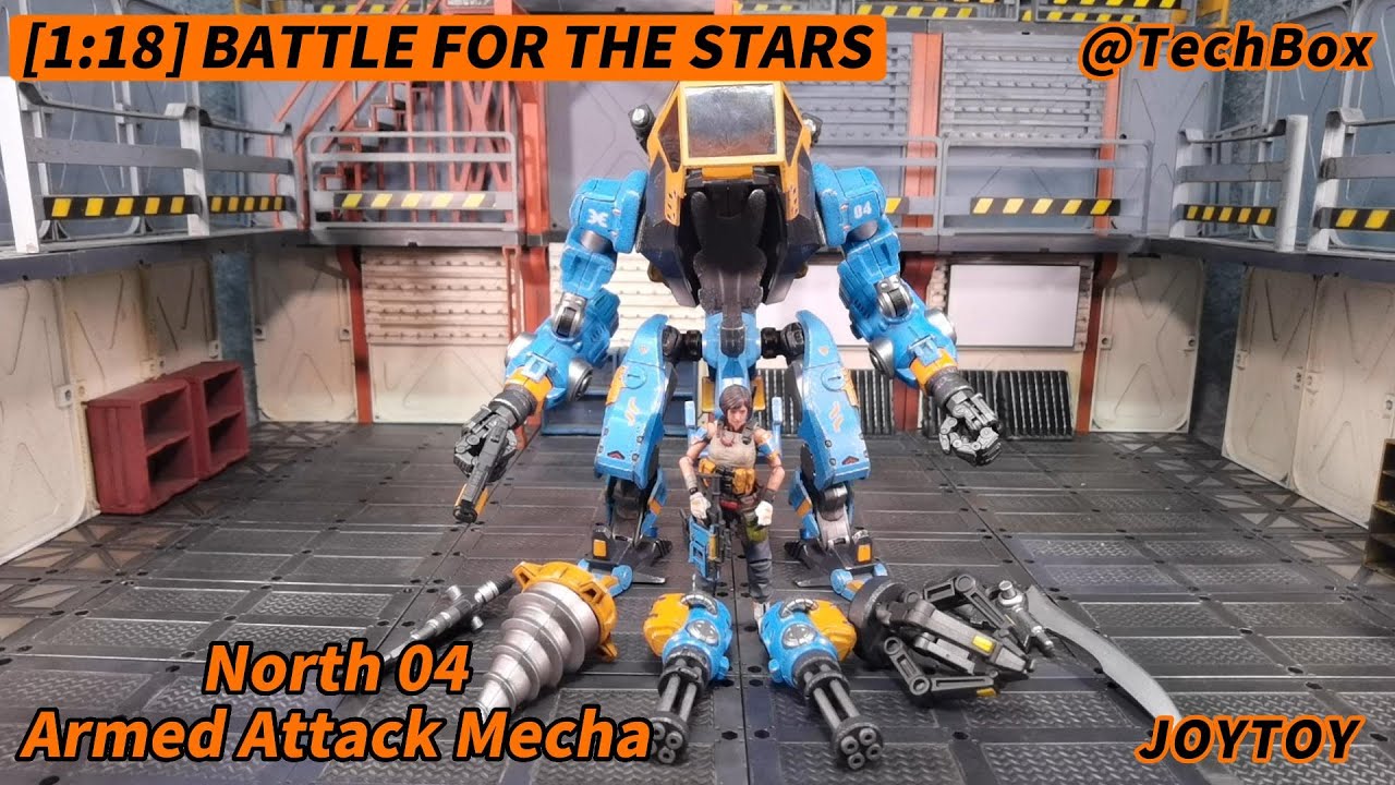 Joytoy Battle For The Stars, North 04 Armed Attack Mecha, 1/18 scale action figure