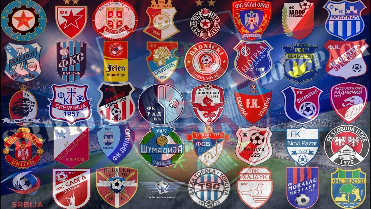 Klubovi koji su igrali u prvoj ligi / Srbija (1923 - 2020)