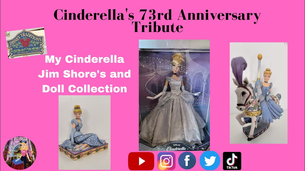 Cinderella's 73rd Anniversary Tribute -Jim Shore and Doll Collection - Collab with Disney Dad 83