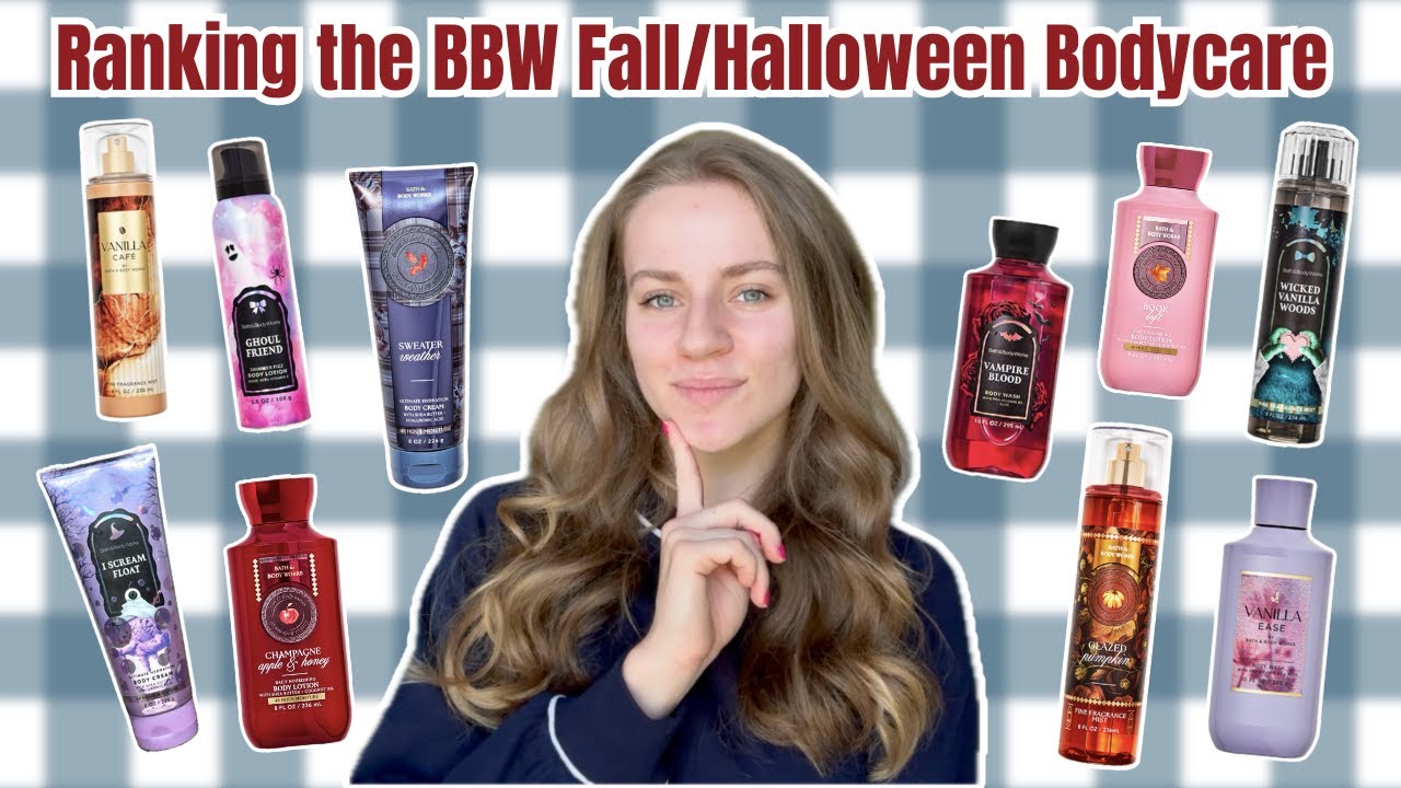 Ranking ALL the Bath & Body Works Fall and Halloween Bodycare | Vanilla Cafe, Glazed Pumpkin, etc!!
