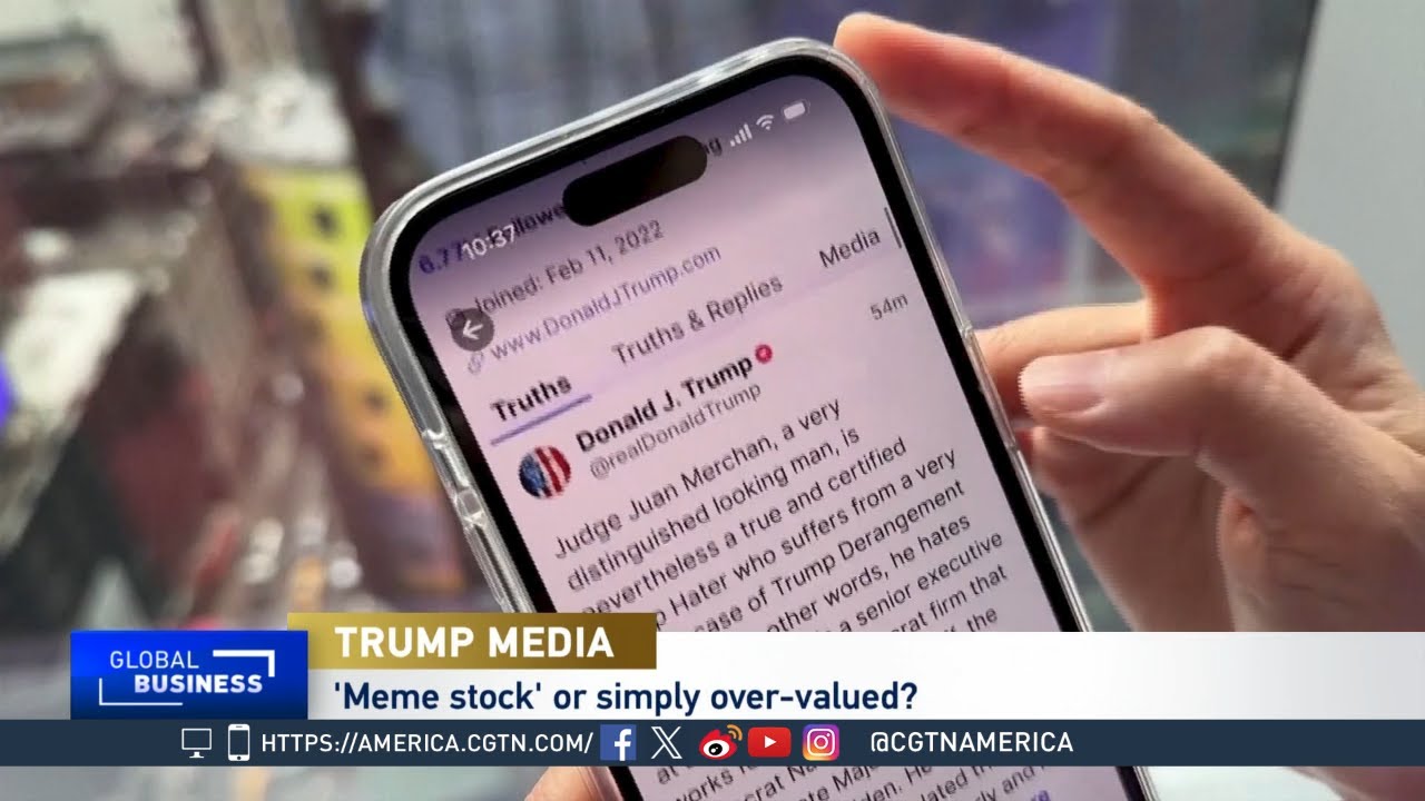 Global Business: Trump Media stock takes a wild ride