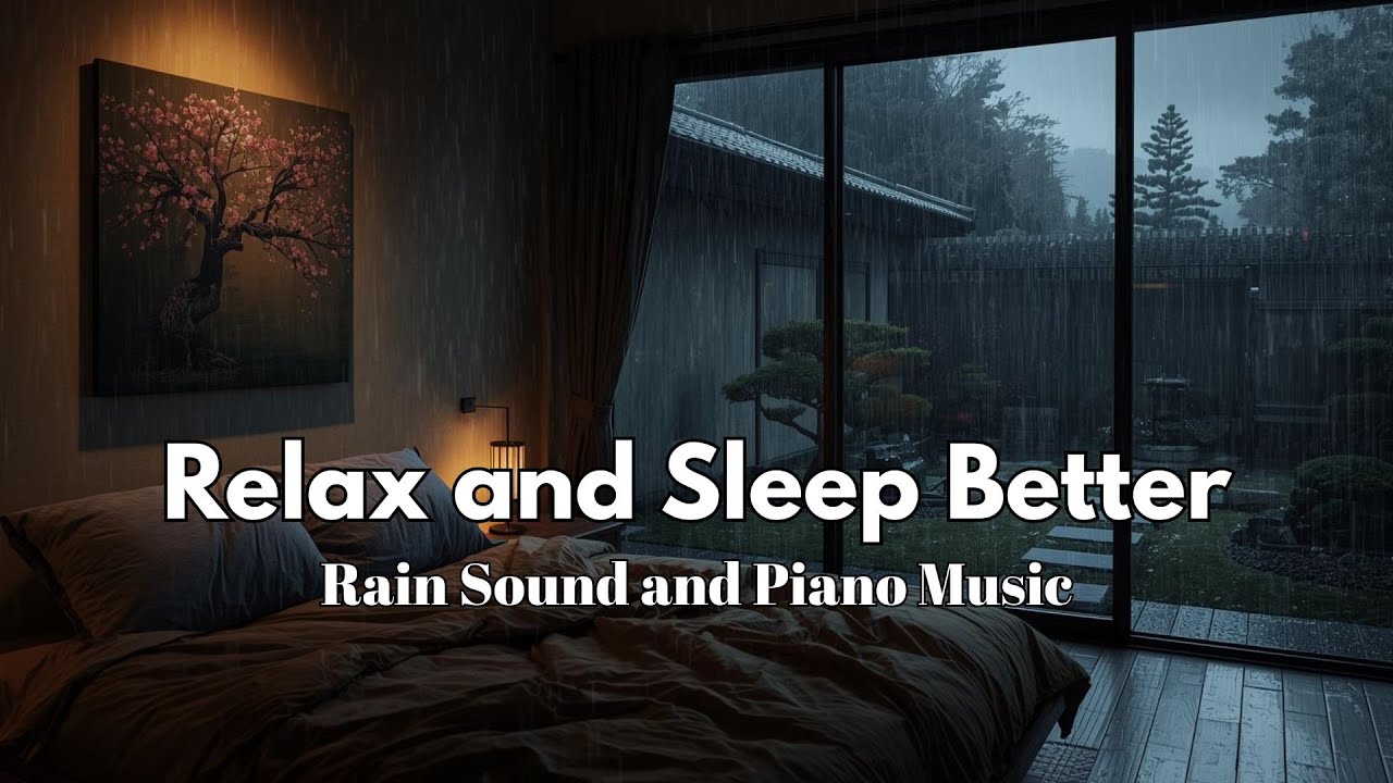 Relaxing Music for Stress Relief 💧 Soothing Piano + Nature Sound, Calm Anxiety & Depression