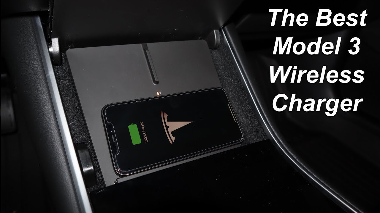 Best Tesla Model 3 Accessory - TAPTES Wireless Phone Charger Unboxing