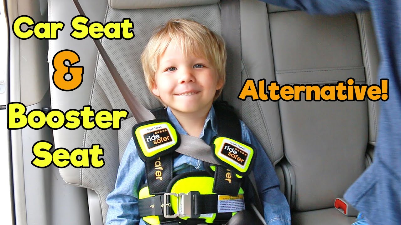 3 KIDS in CAR WITHOUT CAR SEAT or BOOSTERS??? RideSafer Travel Vest - Safe Ride 4 Kids