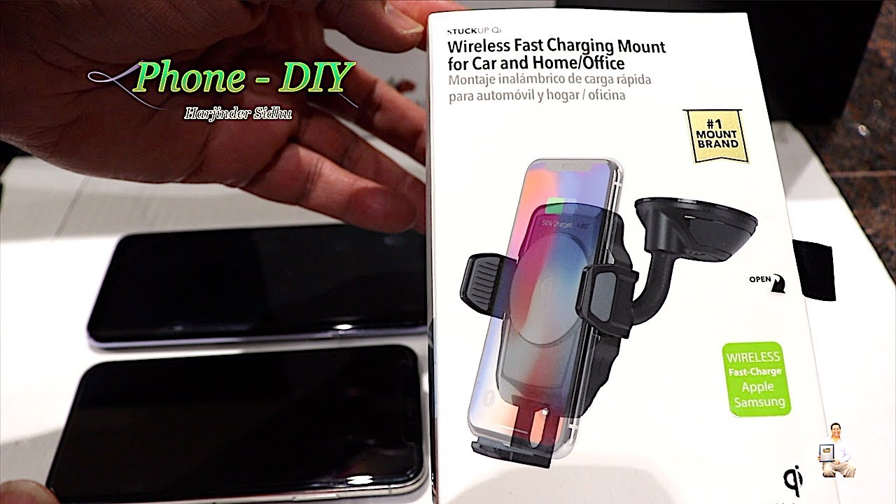 Wireless Fast Charging Mount for Car and Home | Office | Fix for Broken Charging Port