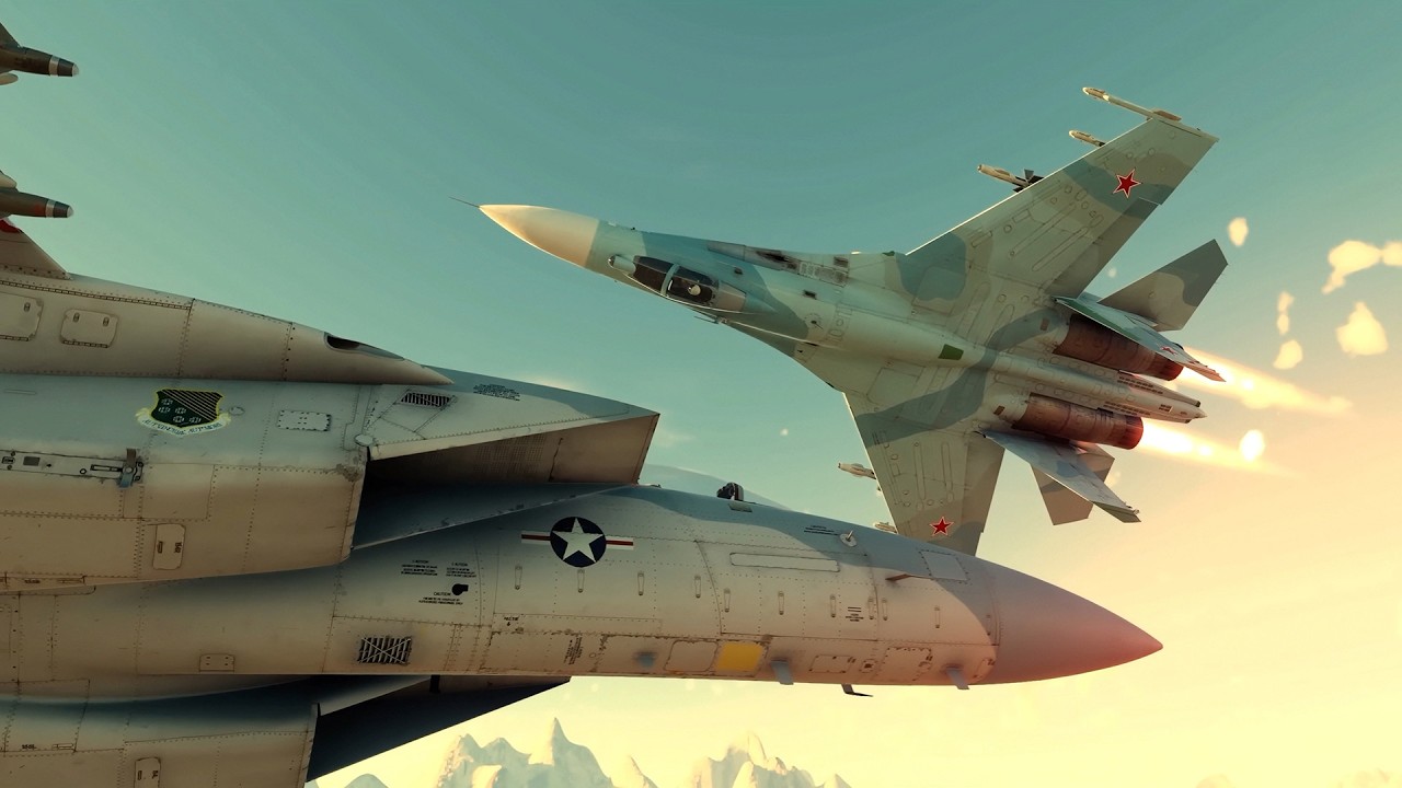歼15锁定日本F-15J，鹰与侧卫50年对抗史，如何被中国改写？（4K）