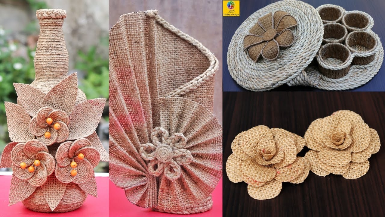 Best collection Handmade Jute Craft | Home decoration design collection | Jute Art and Craft