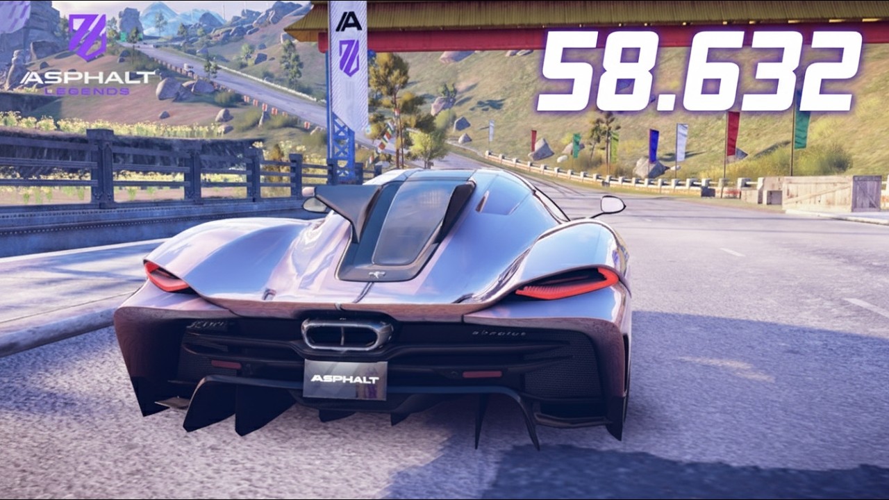 Jesko Absolut x Frozen Route | 58.632 | Asphalt Legends