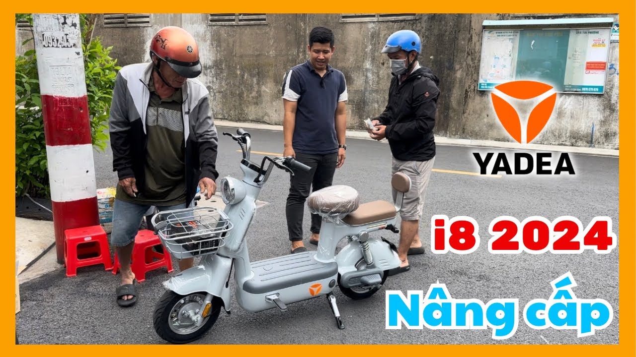 Yadea i8 bản nâng cấp 2024 5 Bình Nhanh Hơn - Xa Hơn