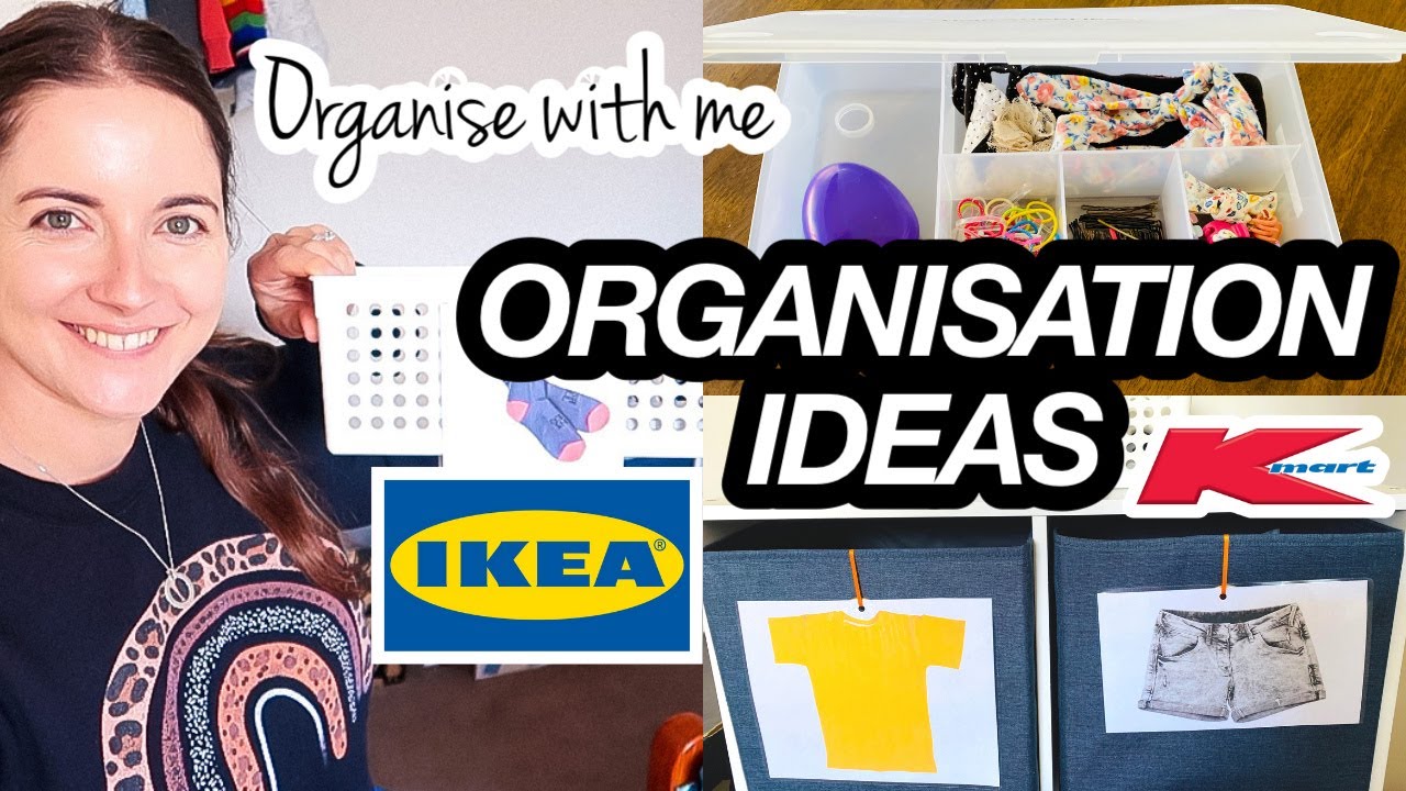 HOME ORGANISATION HACKS & STORAGE IDEAS | Organise With Me using Kmart, Big W & Ikea organisation