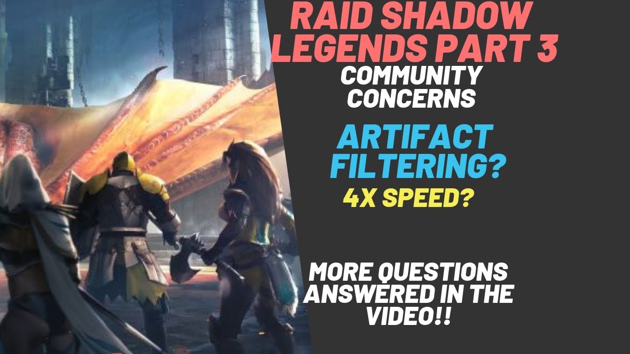 Raid Shadow Legend Community Concerns and Quality of Life Updates Answered!