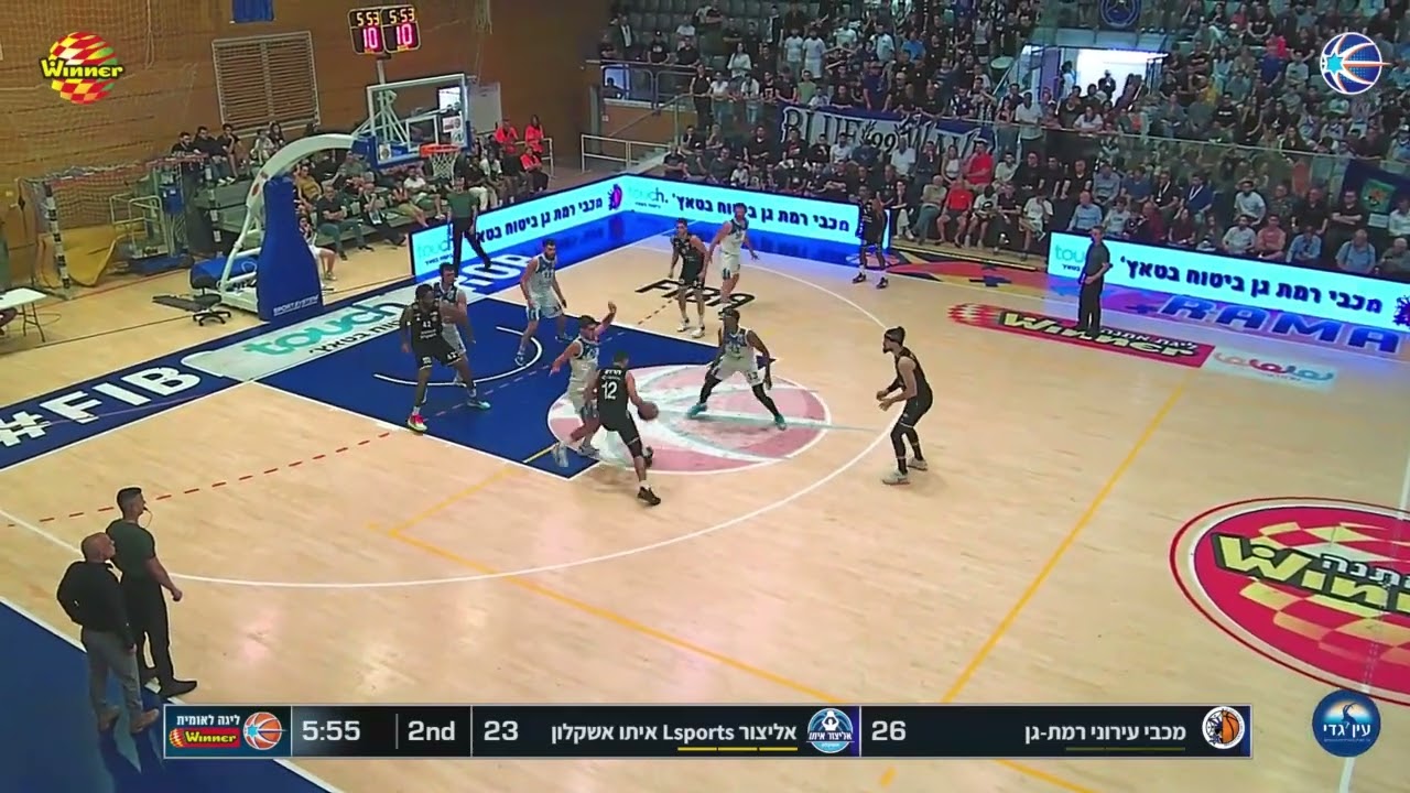 חצי גמר, משחק 1: מכבי עירוני רמת גן - אליצור LSports איתו אשקלון 76:79