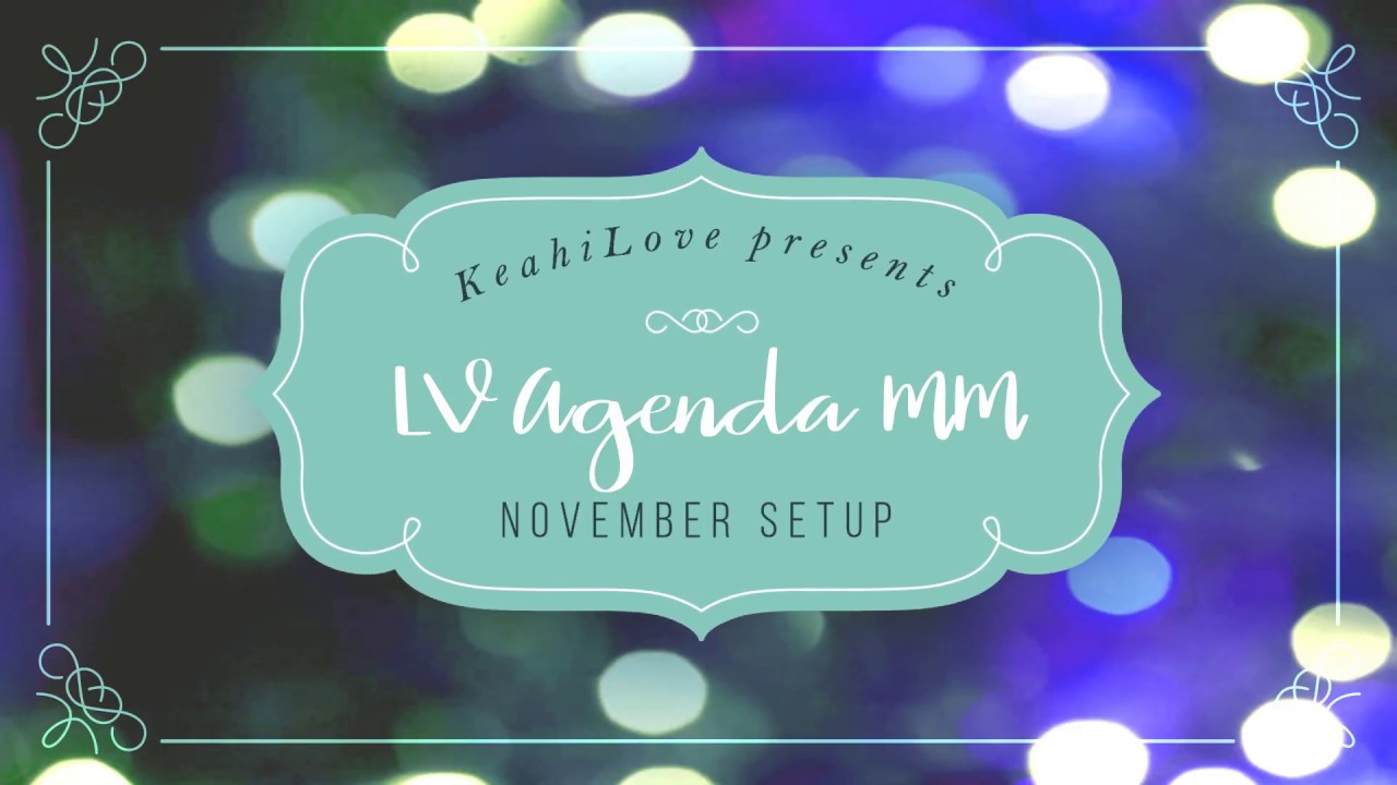 LV Agenda MM November Setup