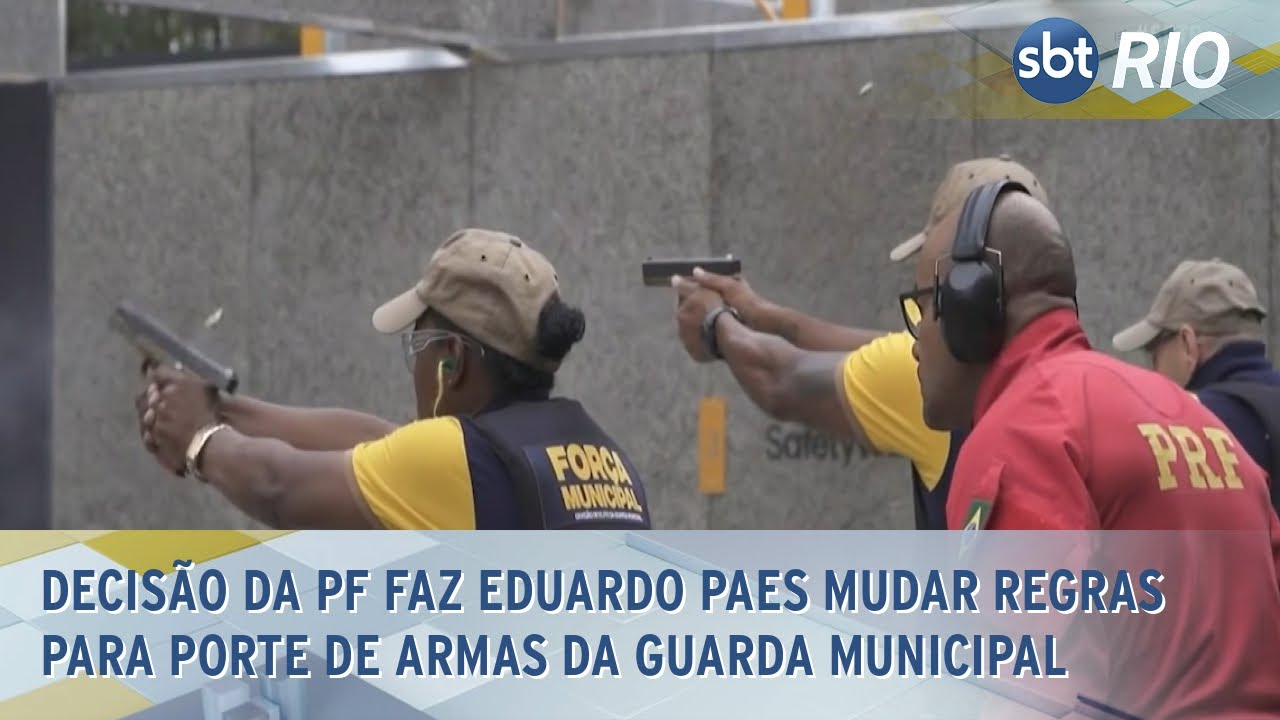 Decisão da PF faz Eduardo Paes mudar regras para porte de armas da Guarda Municipal
