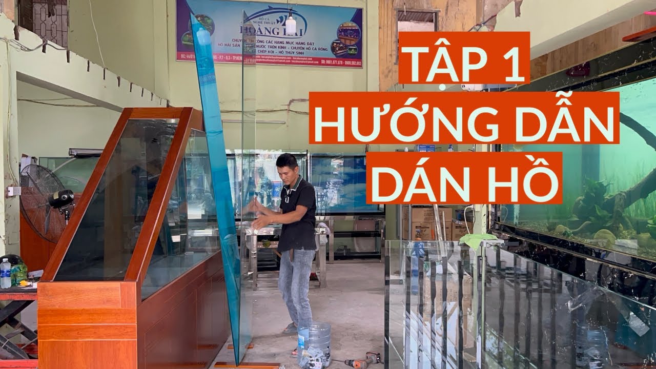 Hướng dẫn chi tiết DÁN HỒ CÔNG NGHỆ MỚI 4 lớp đáy từ A đến Á tại xưởng HỒ CÁ HOÀNG HẢI #hocahoanghai