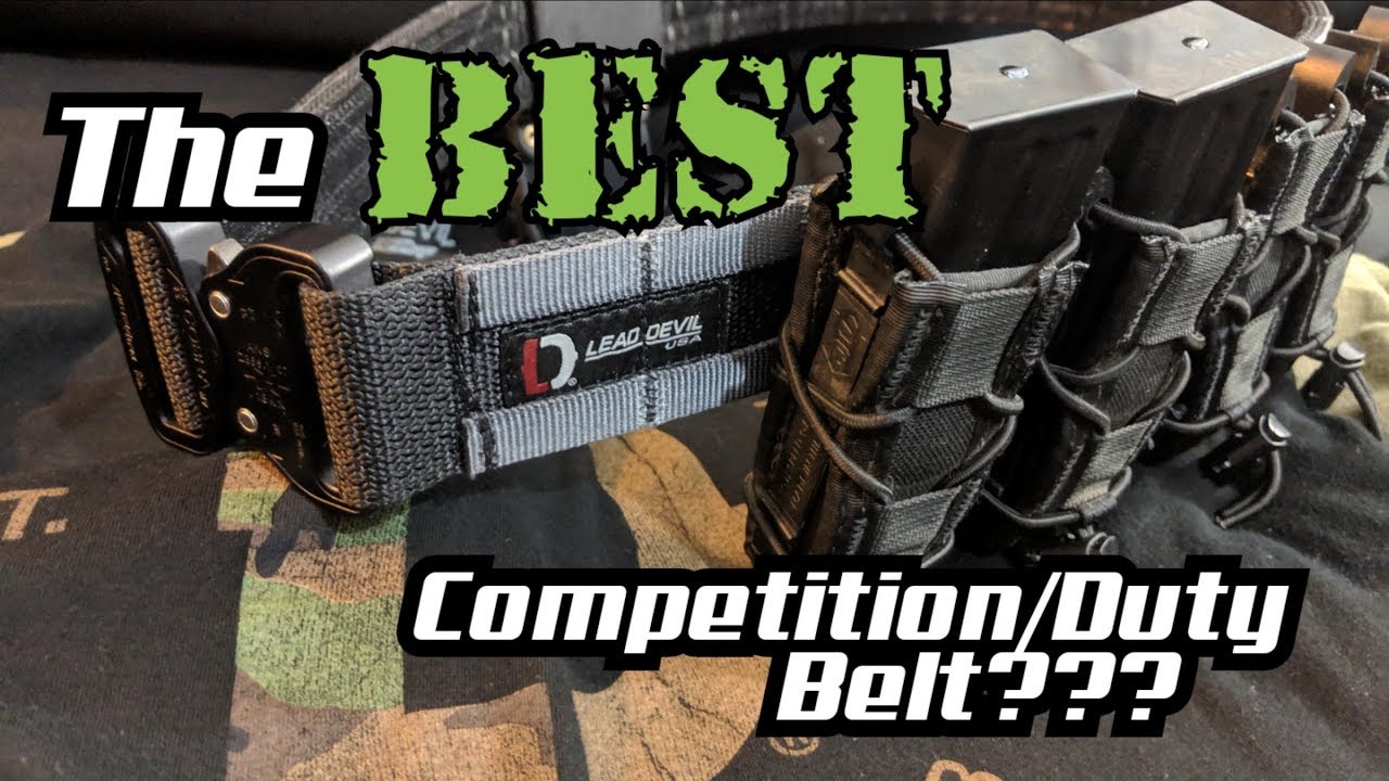 Lead Devil duty belt, one of the best competition belts?
