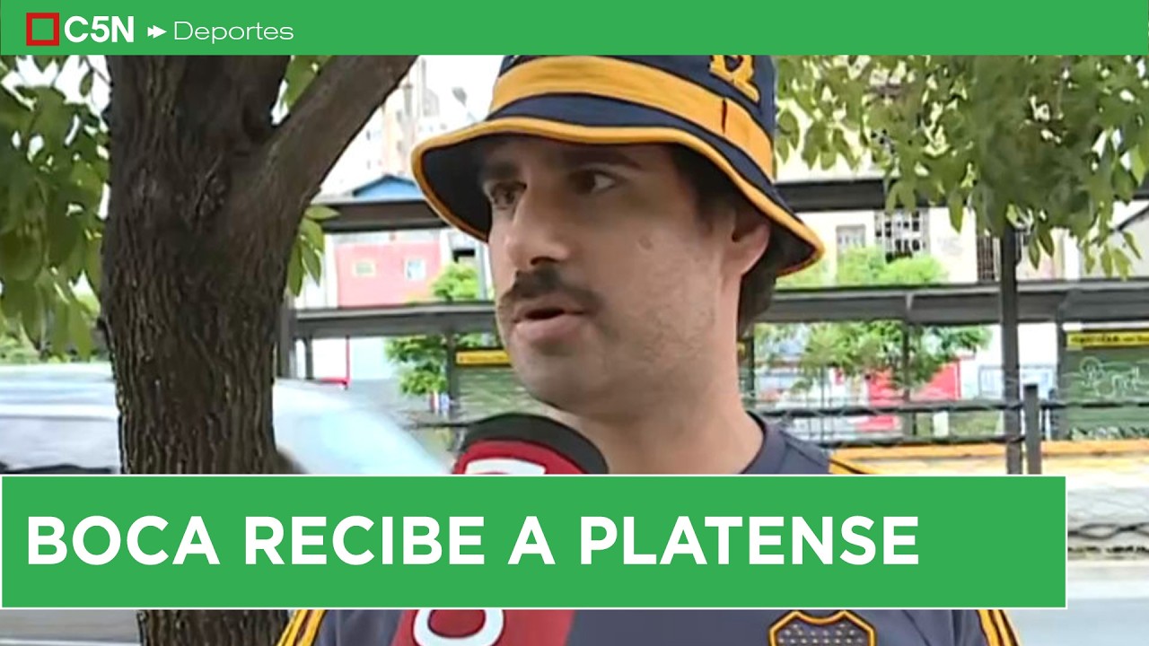 BOCA se mide ante PLATENSE: la previa de los hinchas en el PARQUE LEZAMA
