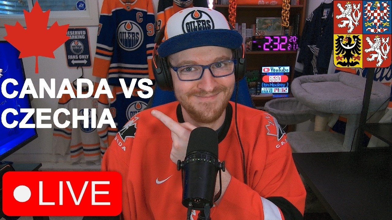 CANADA VS CZECHIA LIVE | FAN REACTION & COMMENTARY