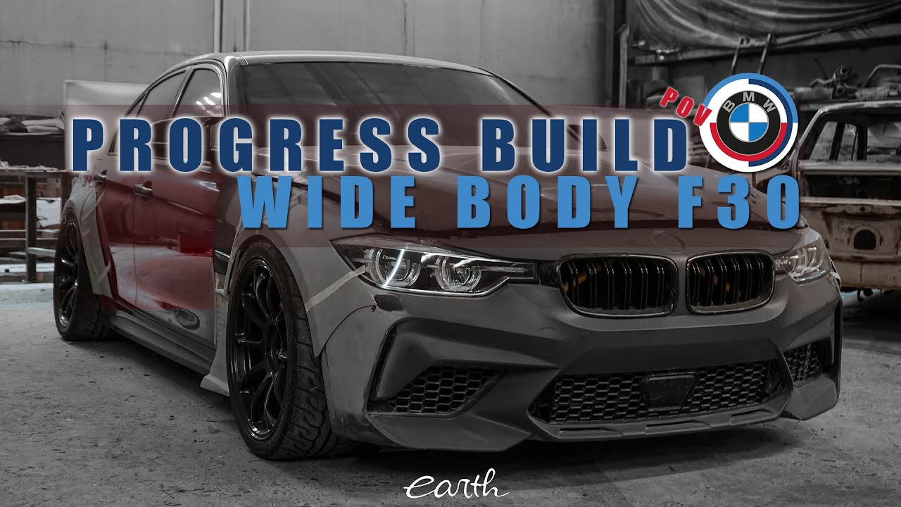 Spill Modifikasi BMW 320i F30 WideBody | Pasang Wing anti mainstream dan Full Custom