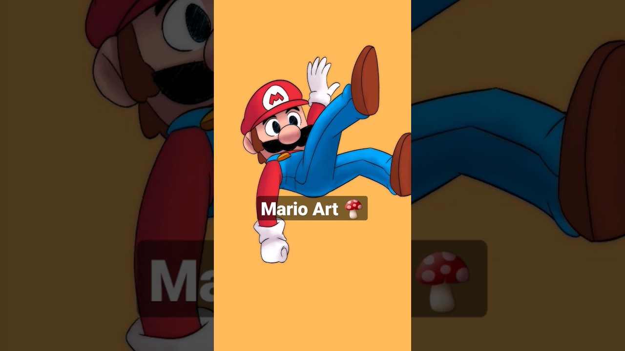 Mario Fan Art 🍄 #shorts #mario #gaming #nintendo