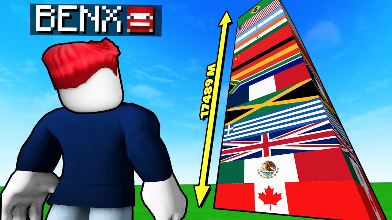 Ich BESIEGE alle LÄNDER mit QUATTUORDEZILLIARDE SPRUNG in Roblox Sprung Simulator
