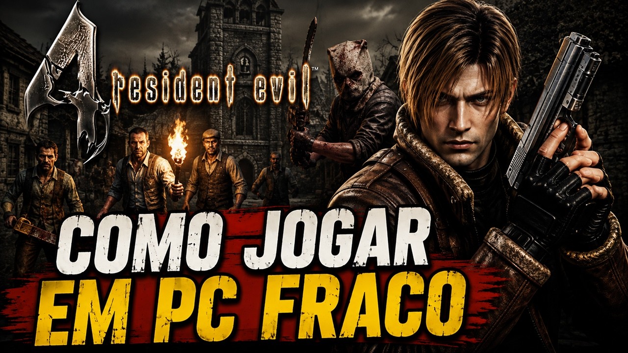 Como Baixar e Instalar RESIDENT EVIL 4 Versão Clássica Para PC Fraco (2025/2026)