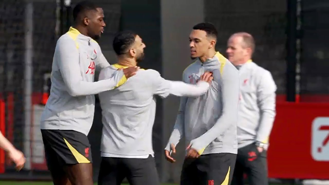 Trent and Salah "FIGHT" 😂 Cody Gakpo RETURNS! | Liverpool train ahead of PSG in the Champions League