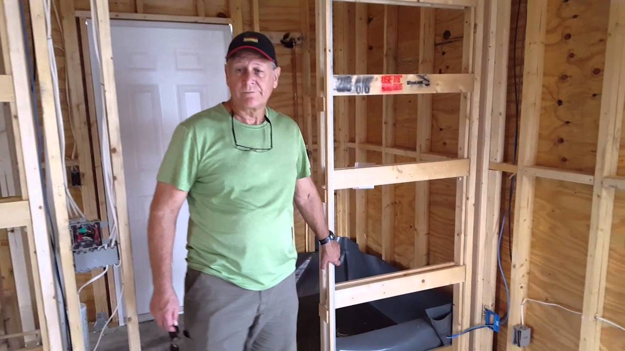 Rough-In stage for Granny Flat / In-Law Suite / Guest House in Tampa, Florida