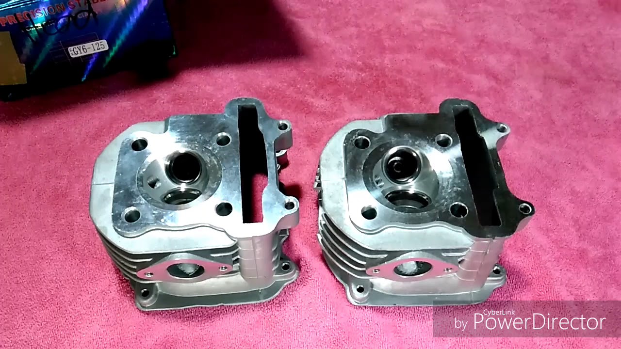Gy6 cylinder head 125 vs 150