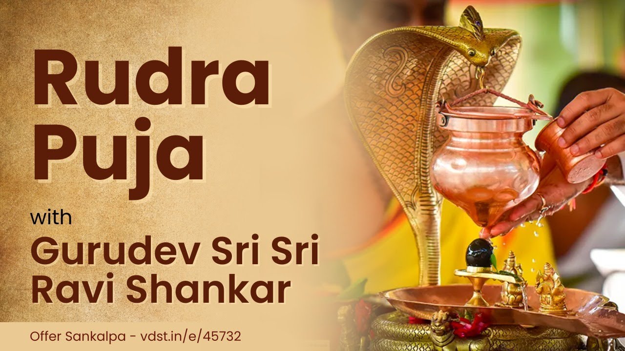 Live Rudra Puja and Maha Satsang with Gurudev Sri Sri Ravi Shankar Ji