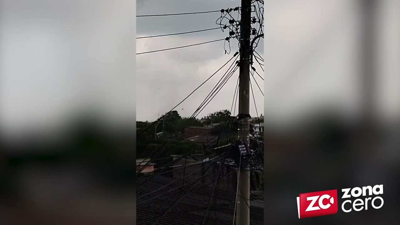 Emergencia en Soledad: tornado causó pánico y daños materiales
