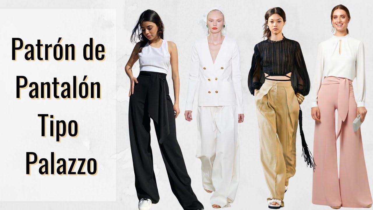 Tutorial: Cómo hacer el patrón de un Pantalón tipo Palazzo.