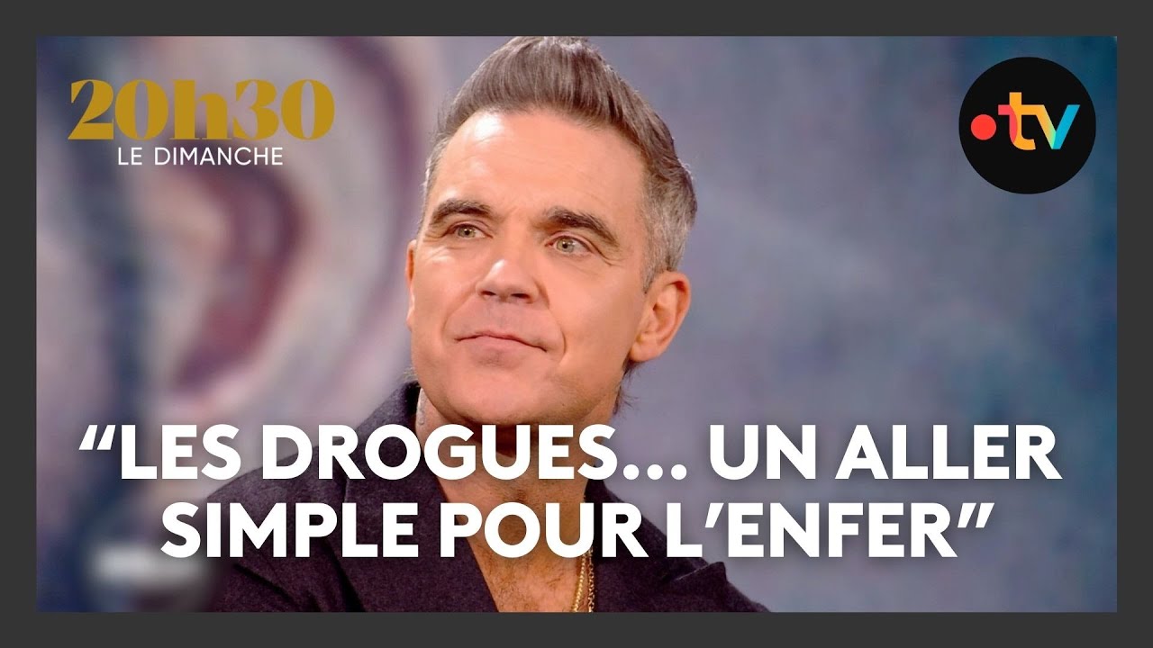 Célébrité, addictions : l'interview de Robbie Williams dans 20h30 le dimanche