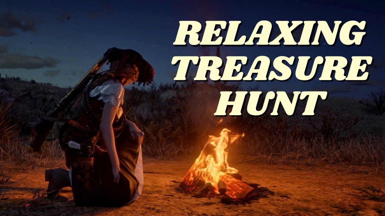Red Dead Online ASMR | Treasure Hunting • Horseback Riding • Relaxing Gameplay (Whispered)