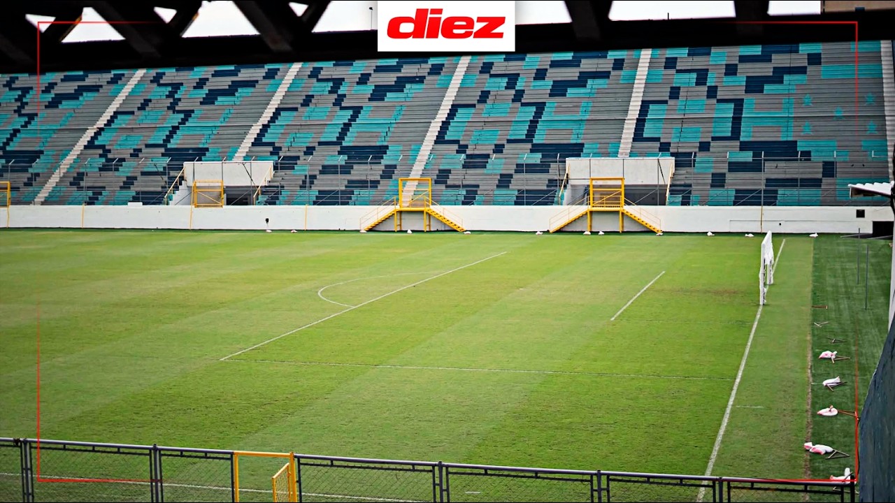 Así luce el estadio Morazán de San Pedro Sula previo al partido de Real España vs LAFC