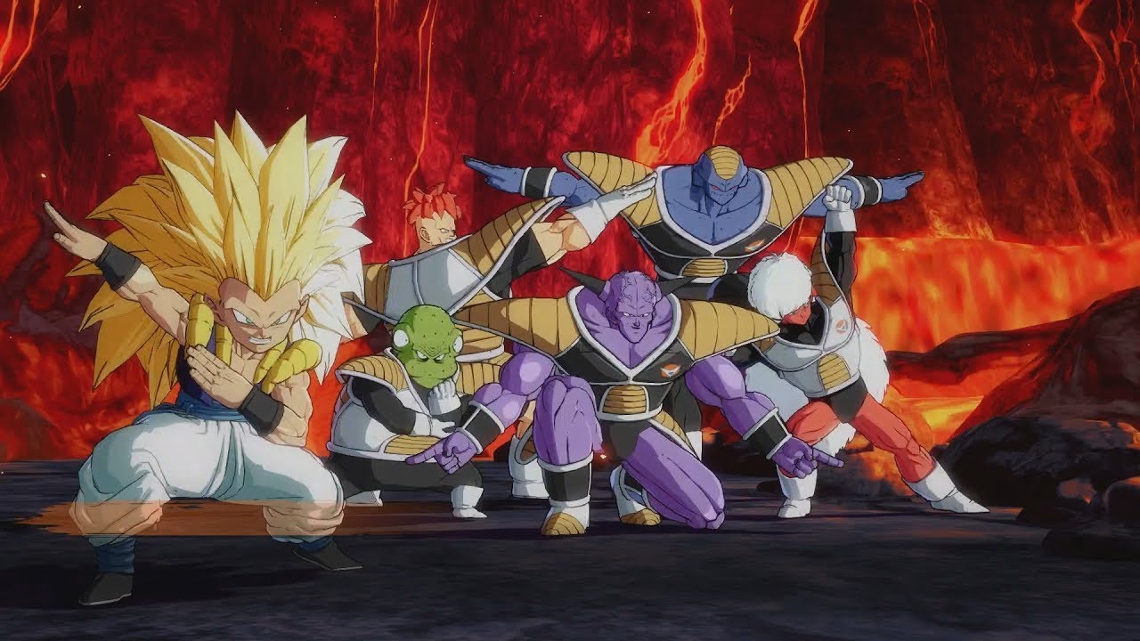 DRAGON BALL FIGHTERZ Ginyu Force Roasts Gotenks on Pose