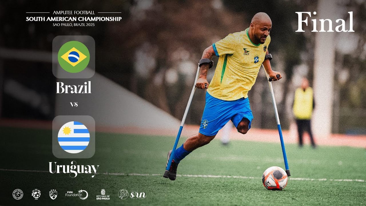 Brazil vs Uruguay | FINAL | 2025 Amputee Football South American Championship