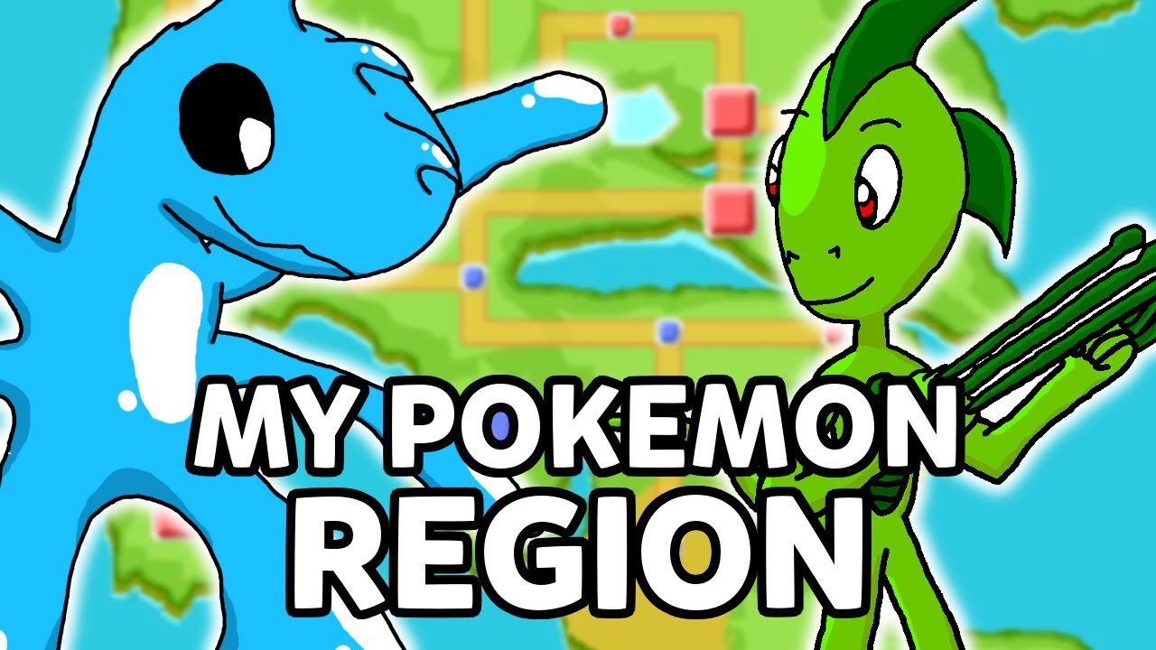 Over 150 Fake Pokémon, A Dark Type Gym, and MORE! My Fan Made Pokemon Region