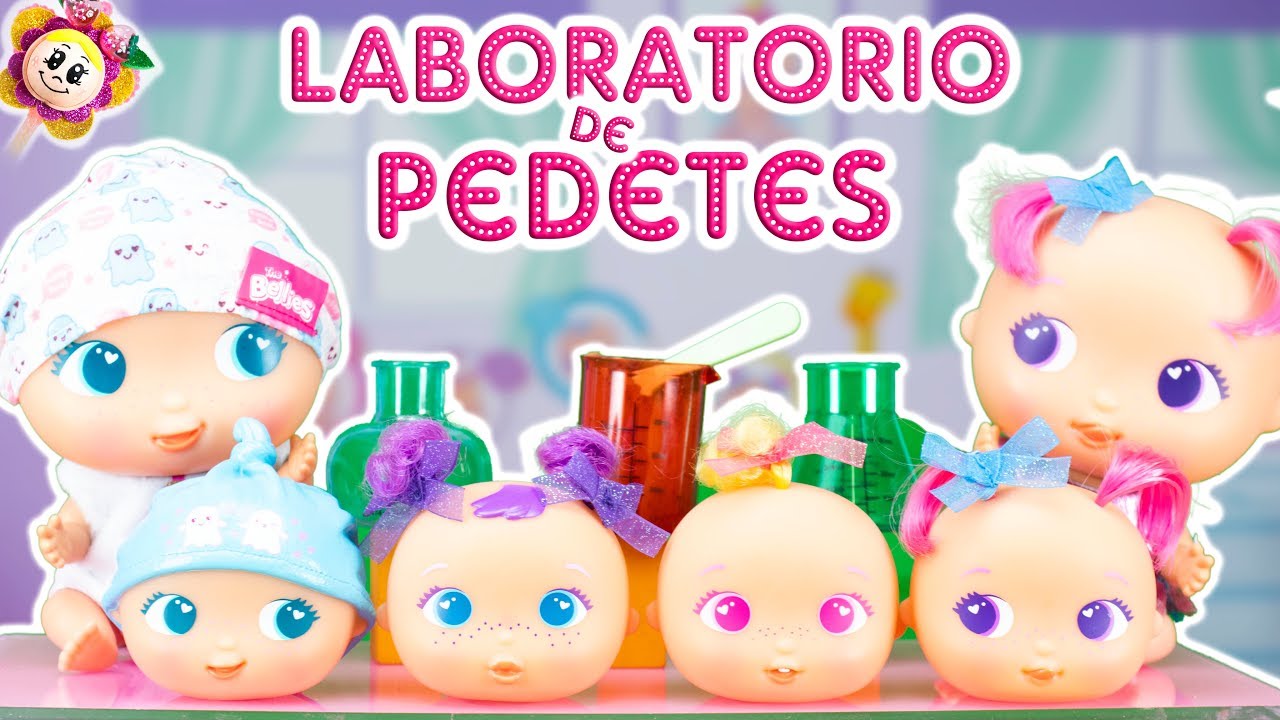 Los bebés MiniBellies guardan un secreto! Cómo hacer 1 laboratorio de pañales de colores y chocolate