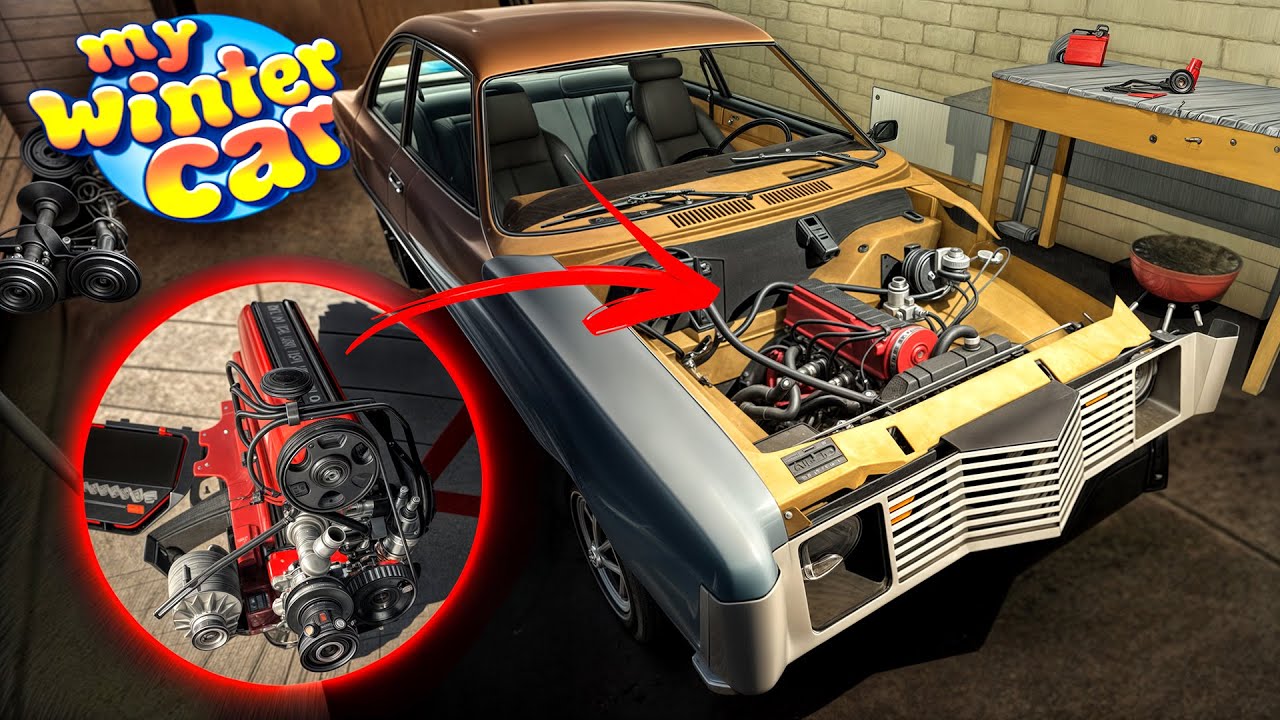 Montei o MOTOR em UMA NOITE! - My Winter Car #26