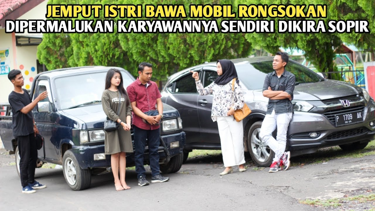 JEMPUT ISTRI BAWA MOBIL RONGSOKAN DIPERMALUKAN & DIHINA KARYAWANNYA SENDIRI DIKIRA SOPIR RENDAHAN !!